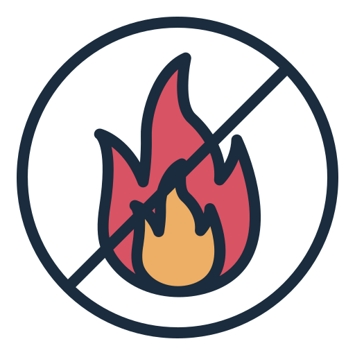 No fire Generic color lineal-color icon