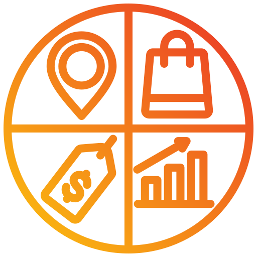 composto de marketing Generic gradient outline Ícone