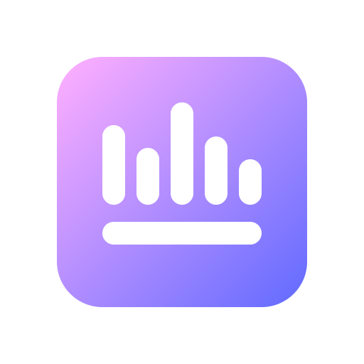 Equalizer Generic gradient fill icon