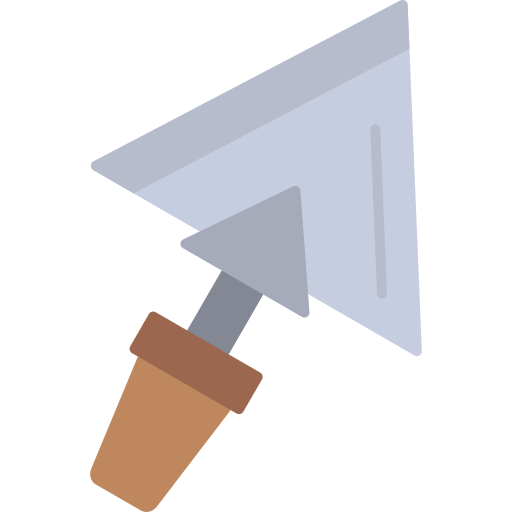 Trowel Generic color fill icon