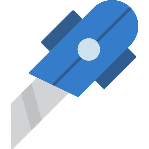 cuchillo de uso Generic color fill icono