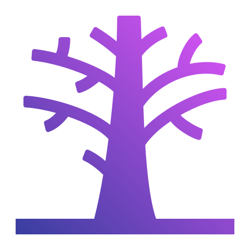albero secco Generic gradient fill icona