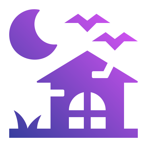 Haunted house Generic gradient fill icon