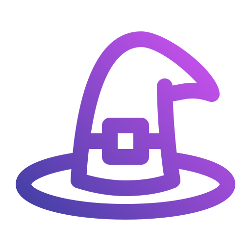sombrero de bruja Generic gradient outline icono