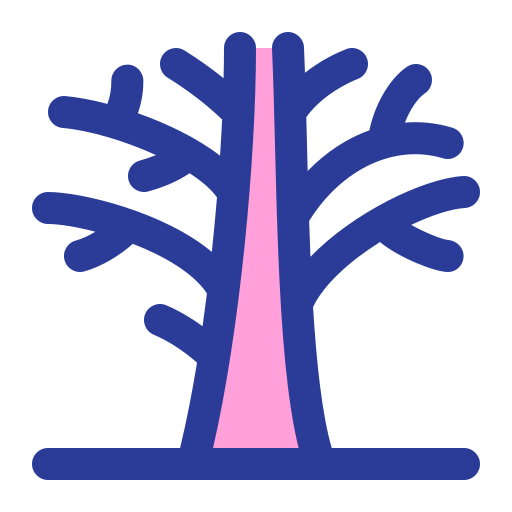 마른 나무 Generic color lineal-color icon