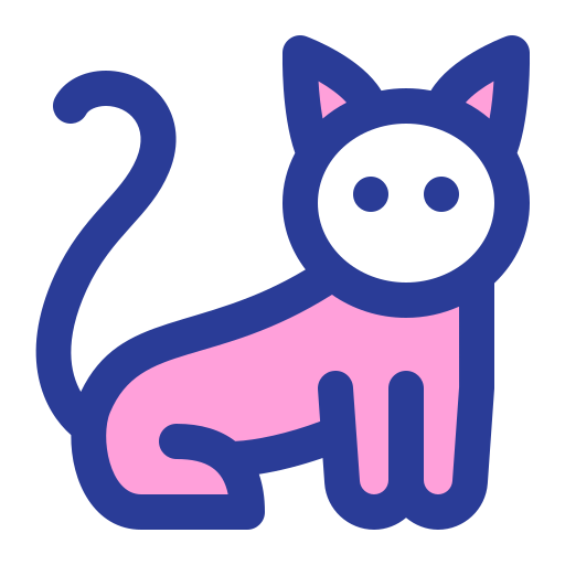 고양이 Generic color lineal-color icon