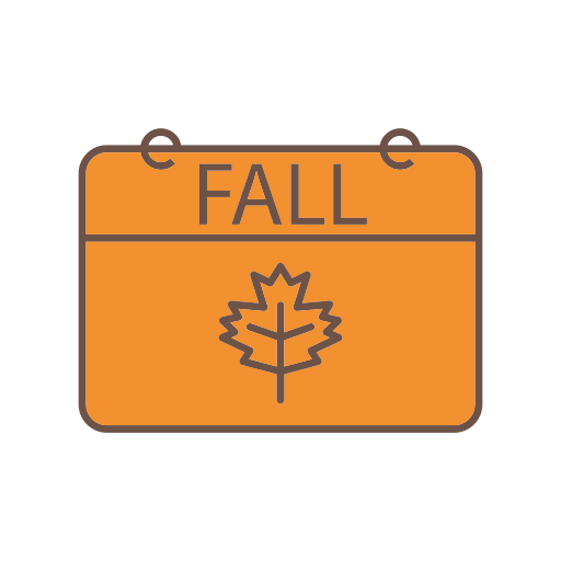 Fall Generic color lineal-color icon