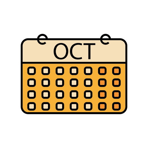 octubre Generic color lineal-color icono