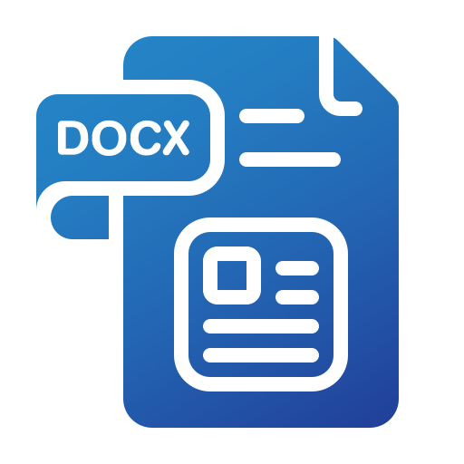 docx Generic gradient fill icon
