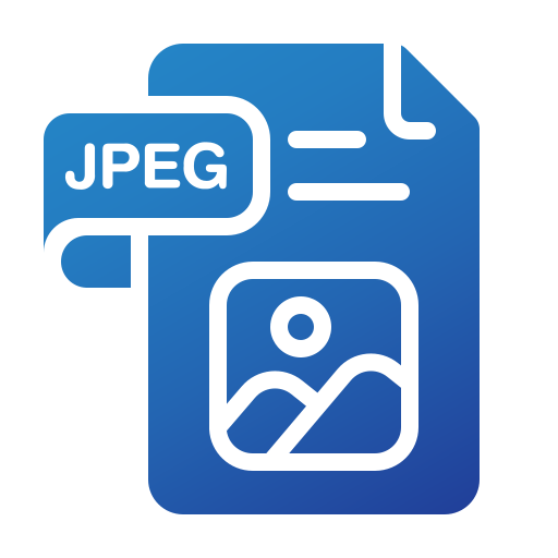 Jpeg Generic gradient fill icon