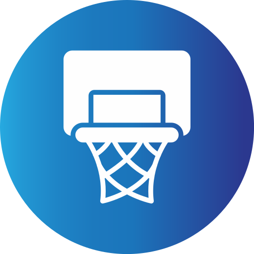 バスケットボールフープ Generic gradient fill icon