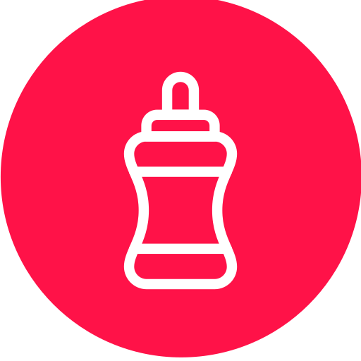 bottiglia d'acqua Generic color fill icona