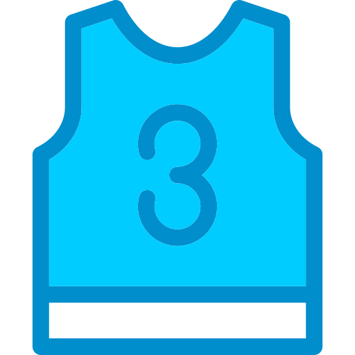 Баскетбольная майка Generic color lineal-color иконка