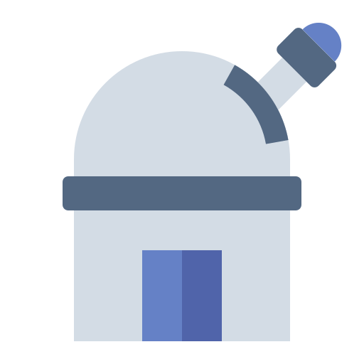 observatorium Generic color fill icoon