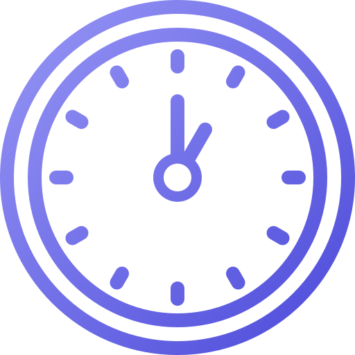Clock Generic gradient outline icon