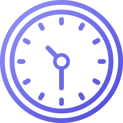 Clock Generic gradient outline icon