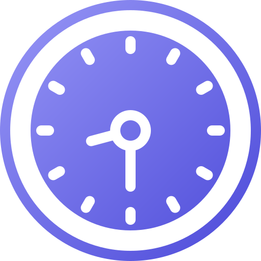 Clock Generic gradient fill icon