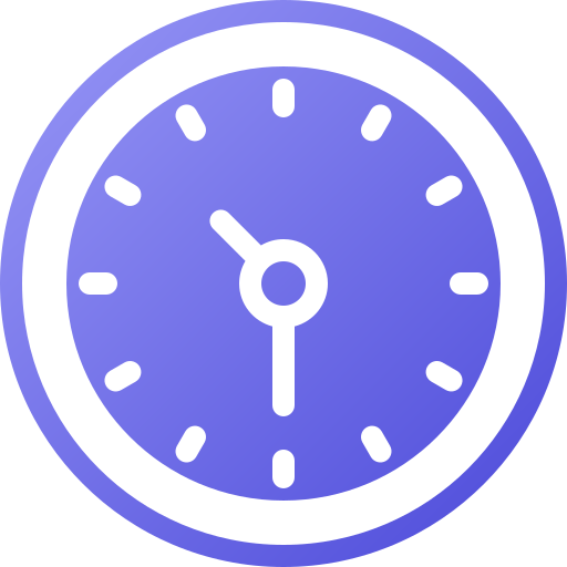 Clock Generic gradient fill icon