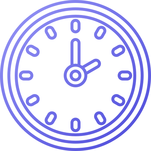 Часы Generic gradient outline иконка