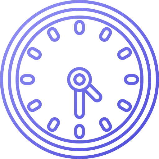 Clock Generic gradient outline icon