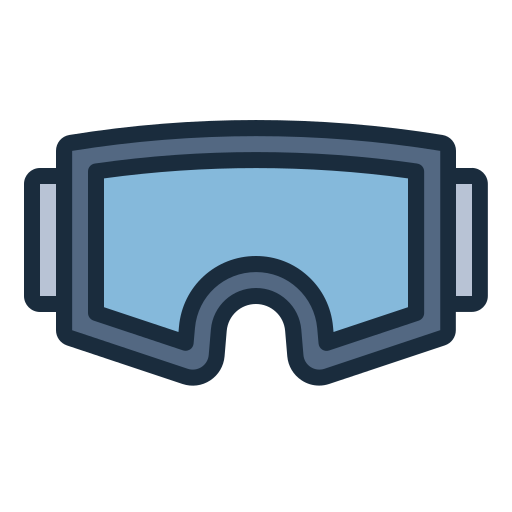 ski bril Generic color lineal-color icoon