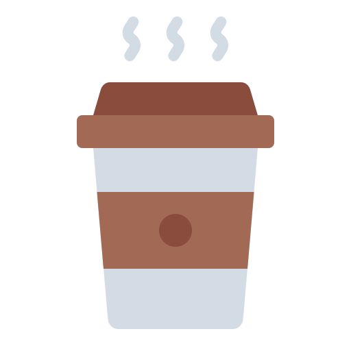 뜨거운 커피 Generic color fill icon