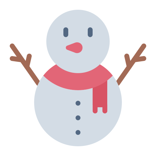 muñeco de nieve Generic color fill icono