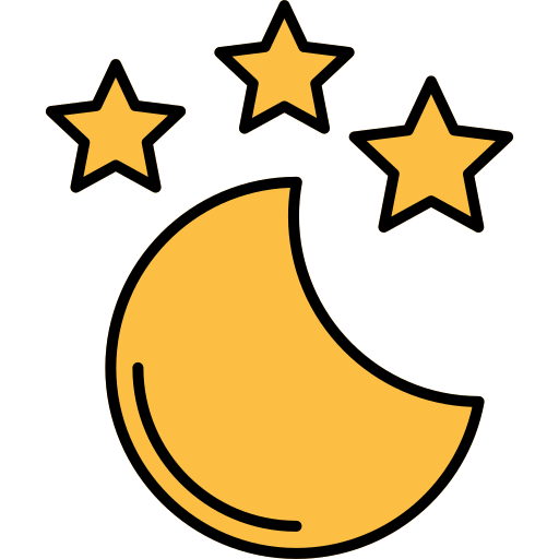 New moon Generic color lineal-color icon