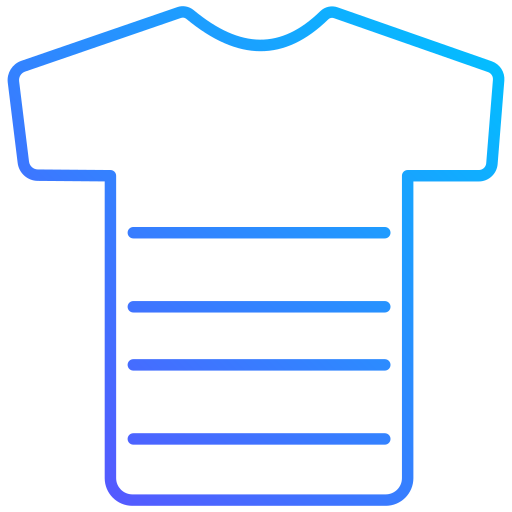 T shirt Generic gradient outline icon
