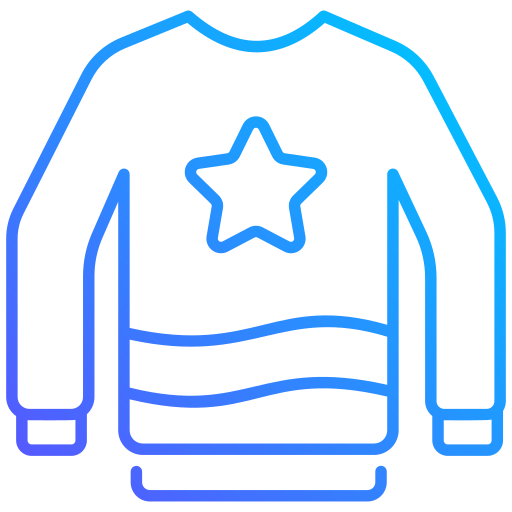 suéter Generic gradient outline icono