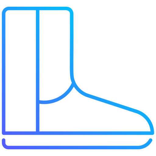 zapatos Generic gradient outline icono