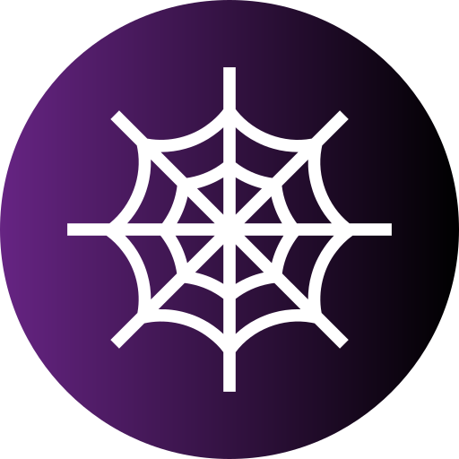 蜘蛛の巣 Generic gradient fill icon