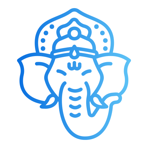 Ganesha Generic gradient outline icon