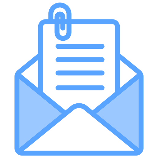mail anhang Generic color lineal-color icon