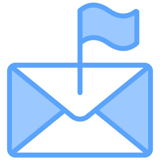 Flagged email Generic color lineal-color icon