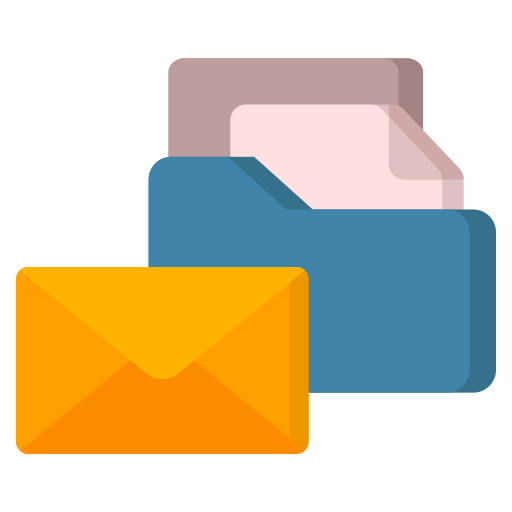 Email folder Generic color fill icon