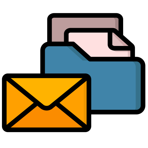 Email folder Generic color lineal-color icon