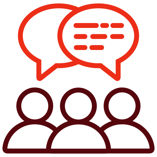 grupo de chat Generic color outline icono