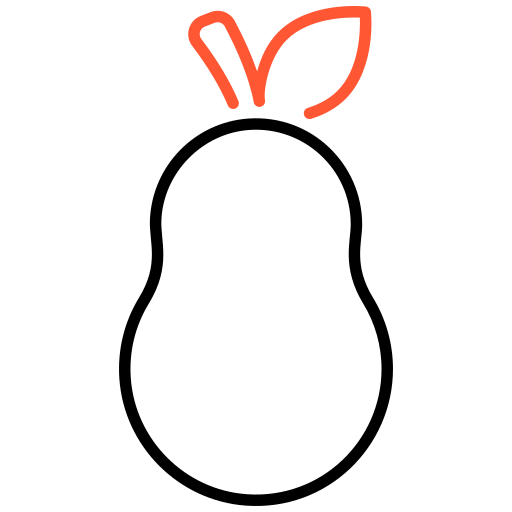 gruszka Generic color outline ikona