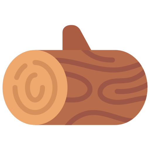 Wood Juicy Fish Flat icon