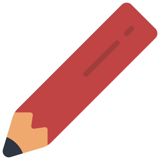 Pencil Juicy Fish Flat icon