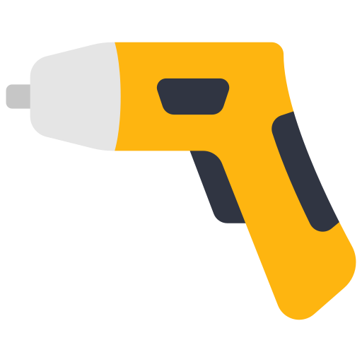 Hand drill Juicy Fish Flat icon