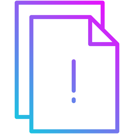 アラート Generic gradient outline icon