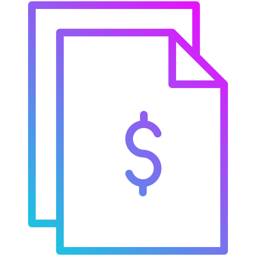 dollar Generic gradient outline icon