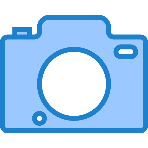 카메라 srip Blue icon