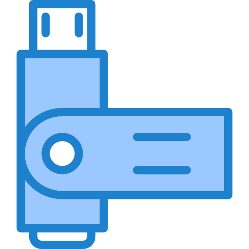 pendrive srip Blue icon