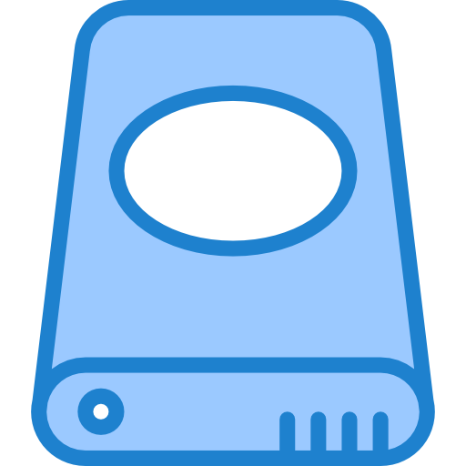 Harddisk srip Blue icon
