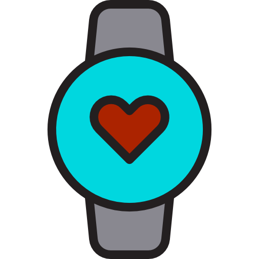 Heart rate srip Lineal Color icon