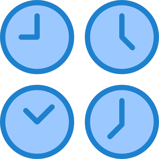 Часовой пояс srip Blue иконка