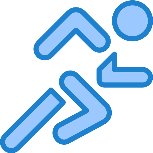 ランニング srip Blue icon